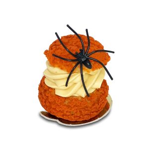 Pumpkin spice caramel donut mini party cake