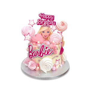 Happy Birthday Barbie cake