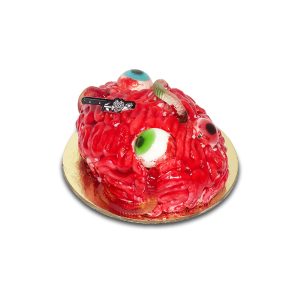 Blood brain cake with eye balls