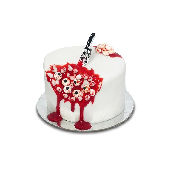 Bloody eye ball mini cake