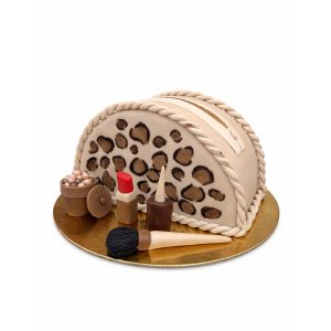 Leopárd mintás neszeszer torta