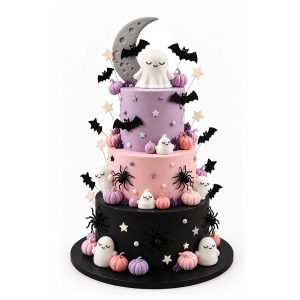 Spooky night szellemes torta